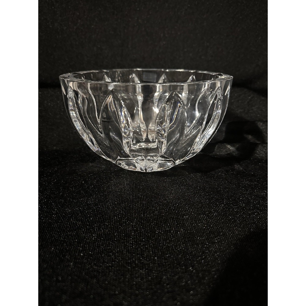 Reed & Barton‎ Equinox 4x7"Crystal Bowl Sticker Mark On Bottom Slovenia